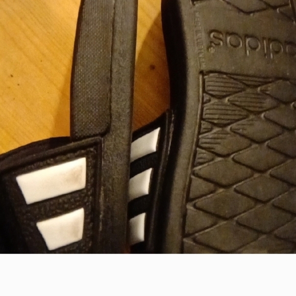 Adidas backpack and slides bundle set size 12 little kids - Picture 10 of 12